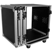 12 Space 12U Vertical Amplifier Rack Case Flight Case With Casters